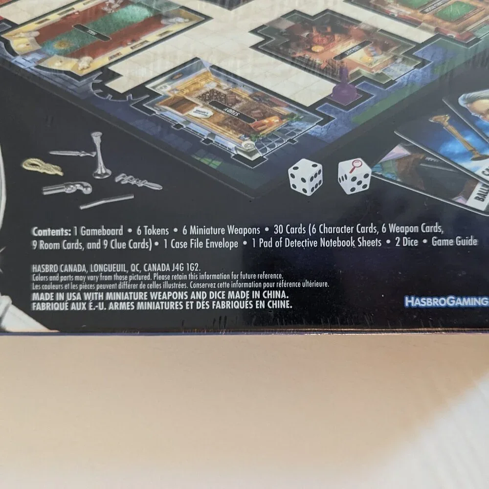 NWT Clue Dr Orchid Classic Mystery Board Game Sealed Crime Hasbro Halloween NEW